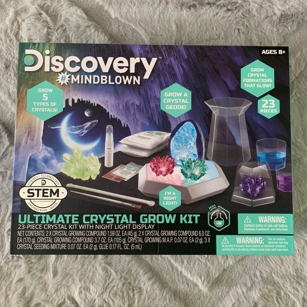 Discovery MindBlown Crystal Grow Kit New In Box